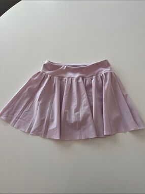 DSG light pink pleated skort